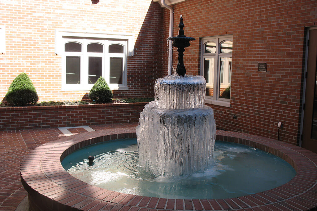 Fountain at Reid Memorial