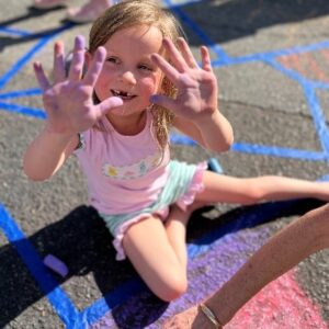 Easter 24 - chalk hands